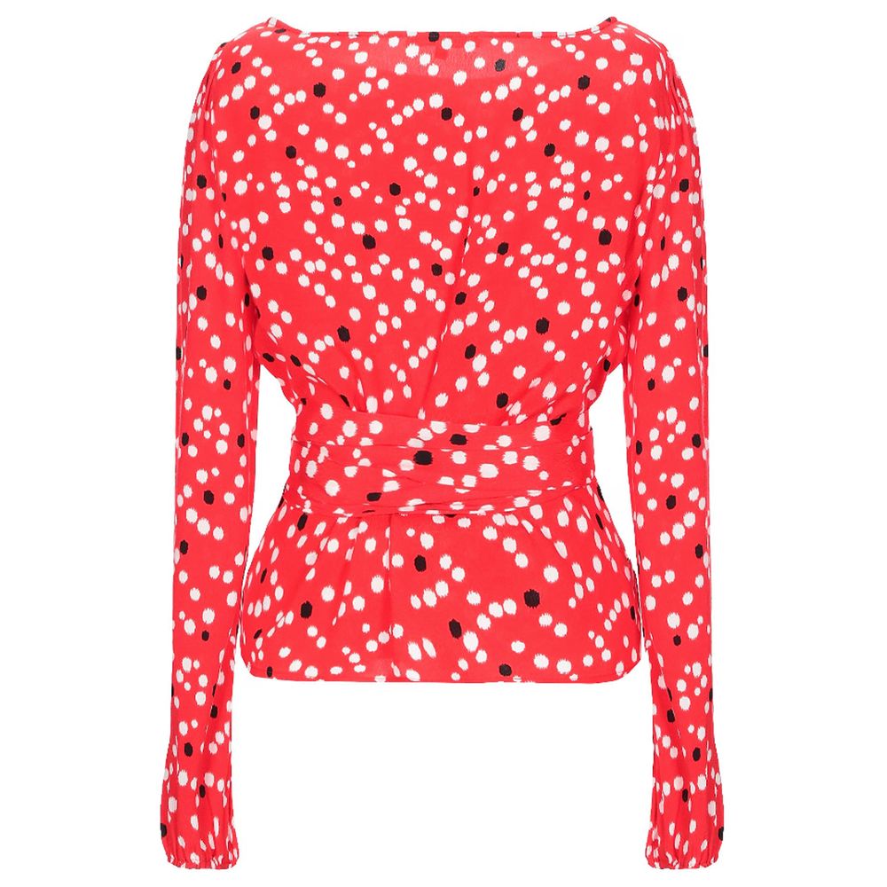 Patrizia Pepe Red Polyester Sweater Patrizia Pepe