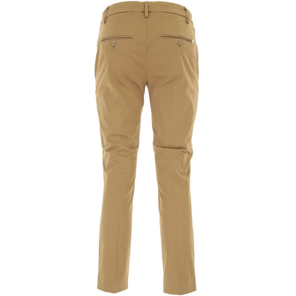 Dondup Brown Cotton Jeans & Pant Dondup