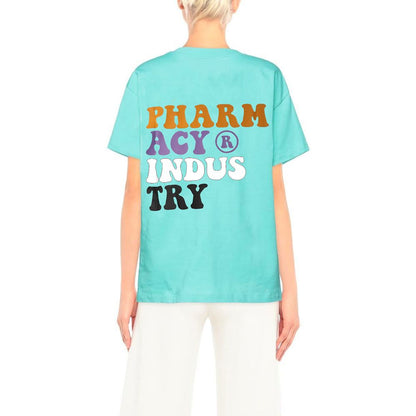 Pharmacy Industry Green Cotton Tops & T-Shirt Pharmacy Industry