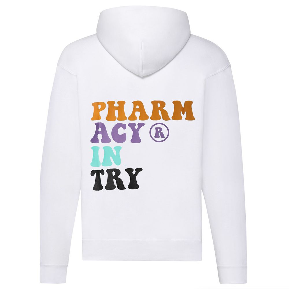 Pharmacy Industry White Cotton Sweater Pharmacy Industry