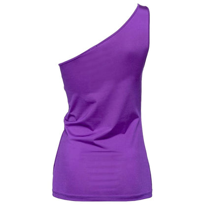 PINKO Purple Nylon Tops & T-Shirt PINKO