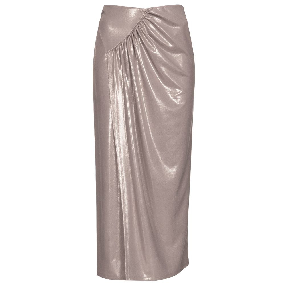 PINKO Beige Polyester Skirt PINKO