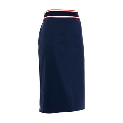 PINKO Blue Viscose Skirt PINKO