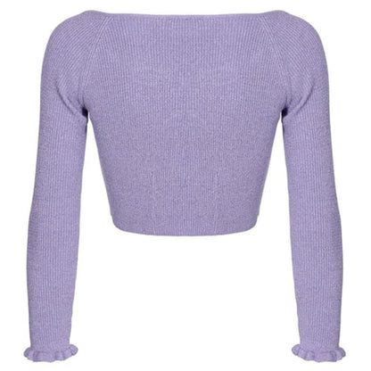 PINKO Purple Viscose Sweater PINKO