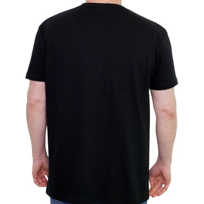 North Sails Embossed Logo Cotton Tee in Timeless Black North Sails