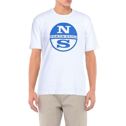 North Sails Crisp White Logo Cotton T-Shirt North Sails