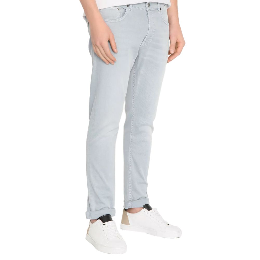 Dondup Chic Ice Gray Regular Denim Icon Jeans Dondup