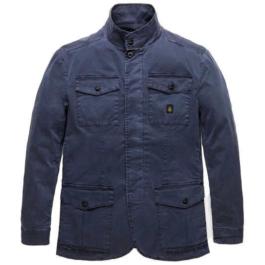 Refrigiwear Blue Cotton Jacket Refrigiwear