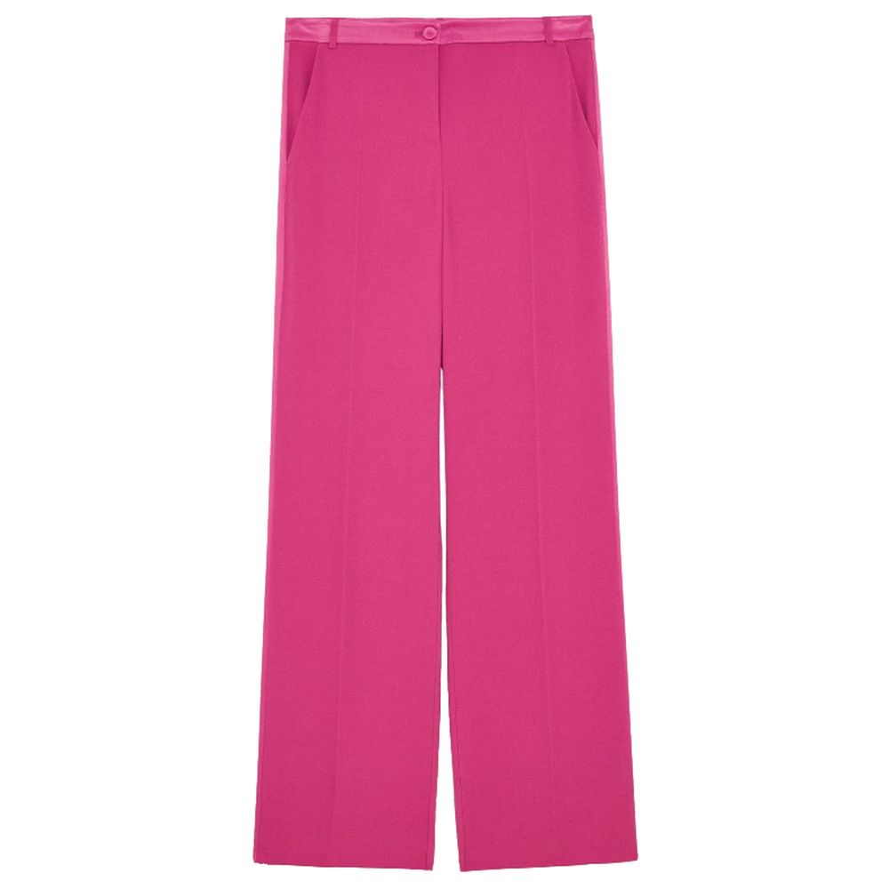 Patrizia Pepe Elegant Fuchsia Palazzo Trousers Patrizia Pepe