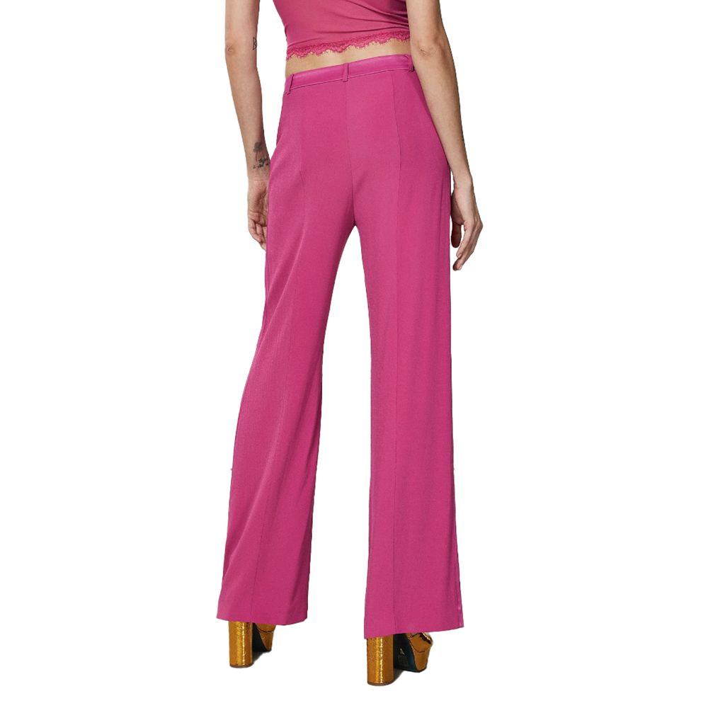 Patrizia Pepe Elegant Fuchsia Palazzo Trousers Patrizia Pepe