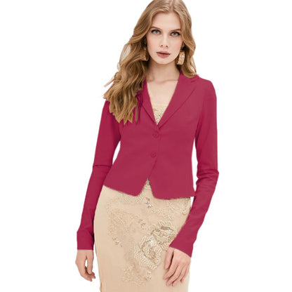 Patrizia Pepe Elegant Fuchsia Blazer Jacket Patrizia Pepe