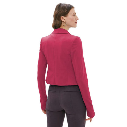 Patrizia Pepe Elegant Fuchsia Blazer Jacket Patrizia Pepe