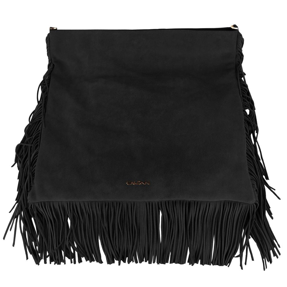 Baldinini প্রবণতা চটকদার Suede Fringe ক্রসবডি ব্যাগ