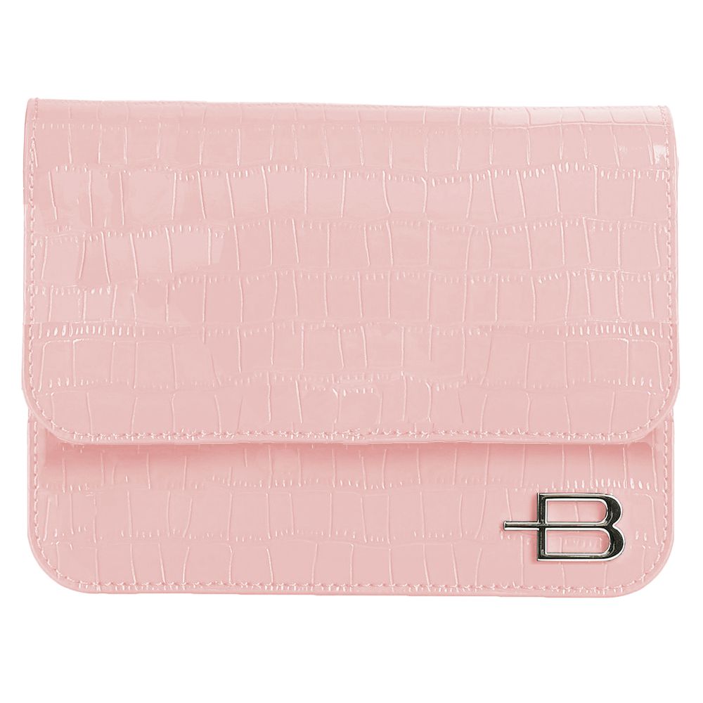 Baldinini Trend Chic Python Print Calfskin Clutch Baldinini Trend