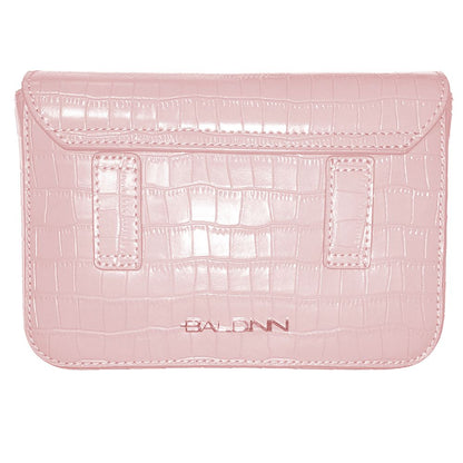 Baldinini Trend Chic Python Print Calfskin Clutch Baldinini Trend