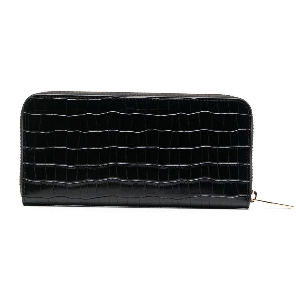 Baldinini Trend Elegant Croco Print Leather Wallet Baldinini Trend