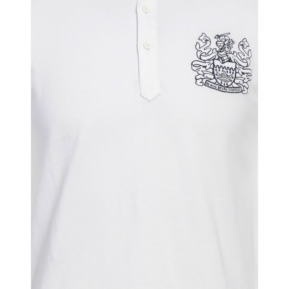 Aquascutum Elegant Cotton Polo with Signature Details Aquascutum