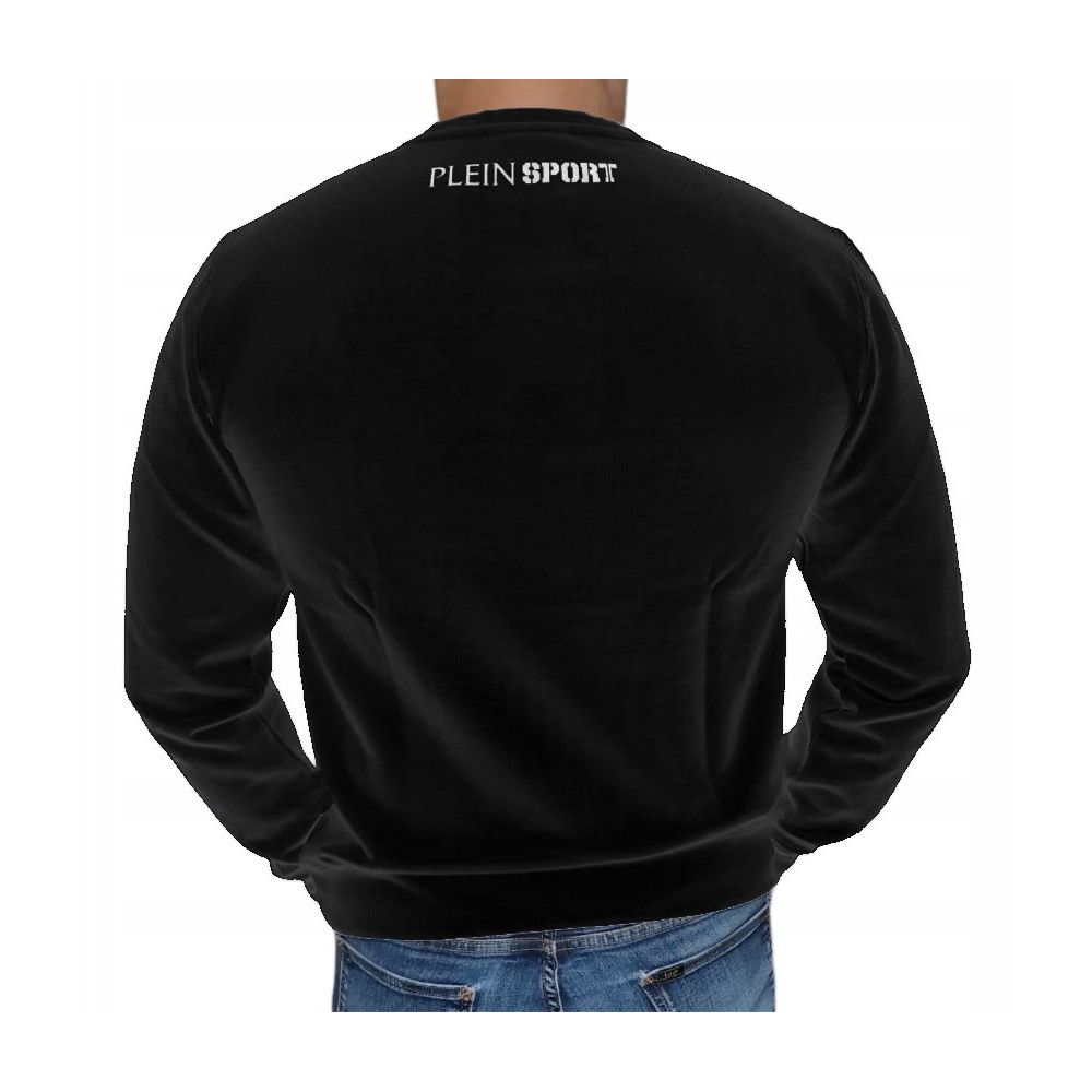 Plein Sport Sleek Cotton Blend Crewneck Sweatshirt Plein Sport