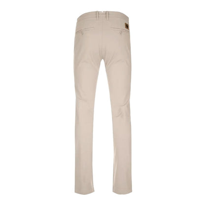 Jacob Cohen Beige Cotton Chino Trousers – Slim Fit Elegance Jacob Cohen