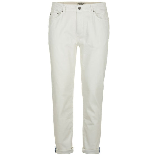 Fred Mello Elegant White Denim Trousers for Men Fred Mello