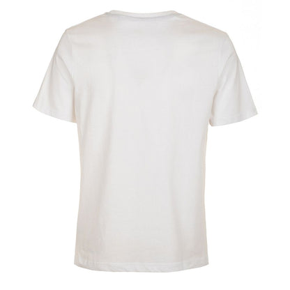 Fred Mello Classic White Crewneck Cotton Tee Fred Mello