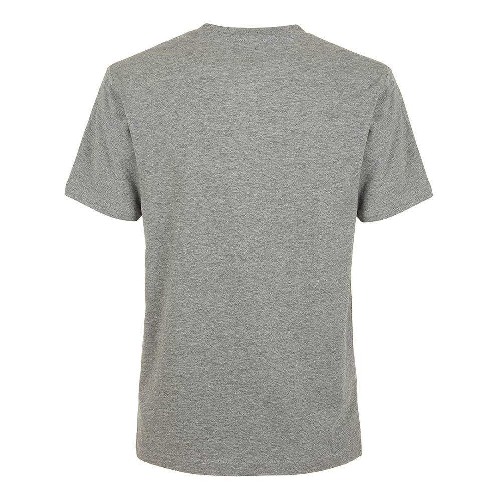 Fred Mello Chic Gray Cotton Blend Crewneck Tee Fred Mello