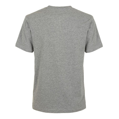 Fred Mello Chic Gray Cotton Blend Crewneck Tee Fred Mello