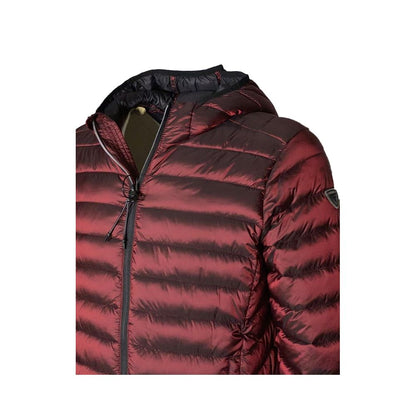 Fred Mello Elegant Pink Padded Jacket with Hood Fred Mello