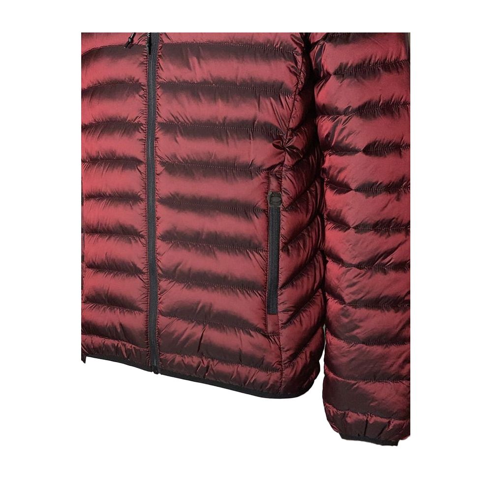 Fred Mello Elegant Pink Padded Jacket with Hood Fred Mello