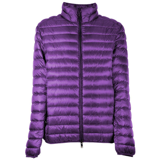 Centogrammi Chic Purple Nylon Down Jacket Centogrammi