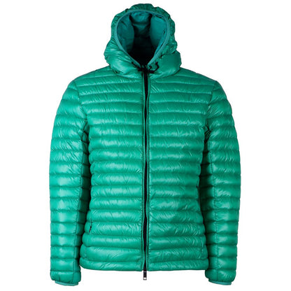 Centogrammi Chic Green Nylon Down Jacket Centogrammi