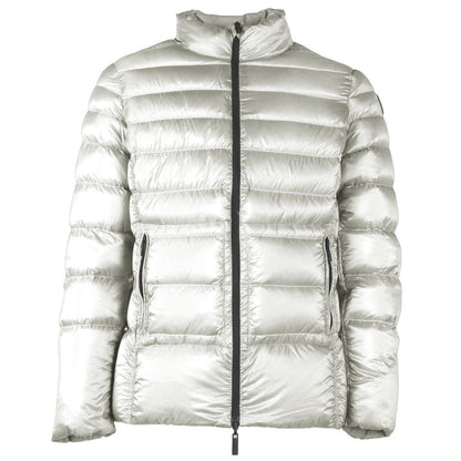 Centogrammi Reversible White Nylon Hooded Jacket Centogrammi