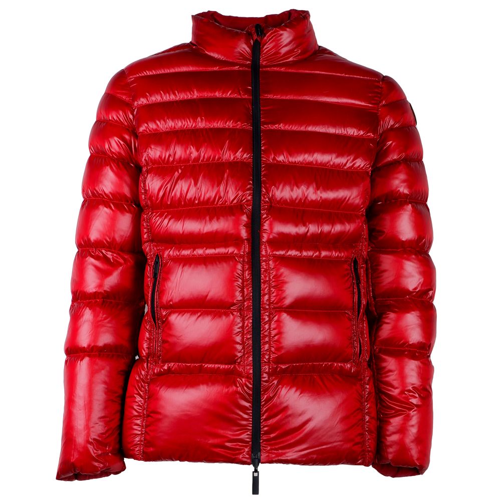 Centogrammi Reversible Red Nylon Duck Down Jacket Centogrammi