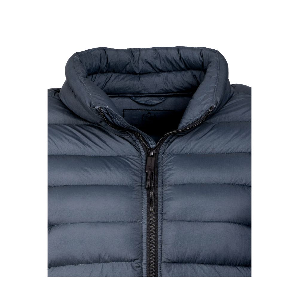 Centogrammi Chic Blue Padded Zip Vest for Men Centogrammi