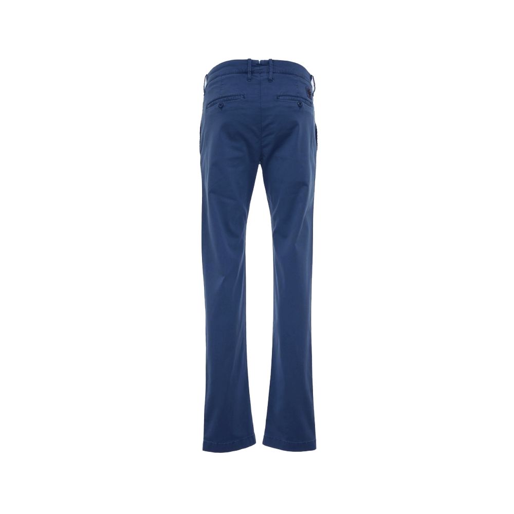 Jacob Cohen Elegant Slim Fit Chino Trousers in Blue Jacob Cohen