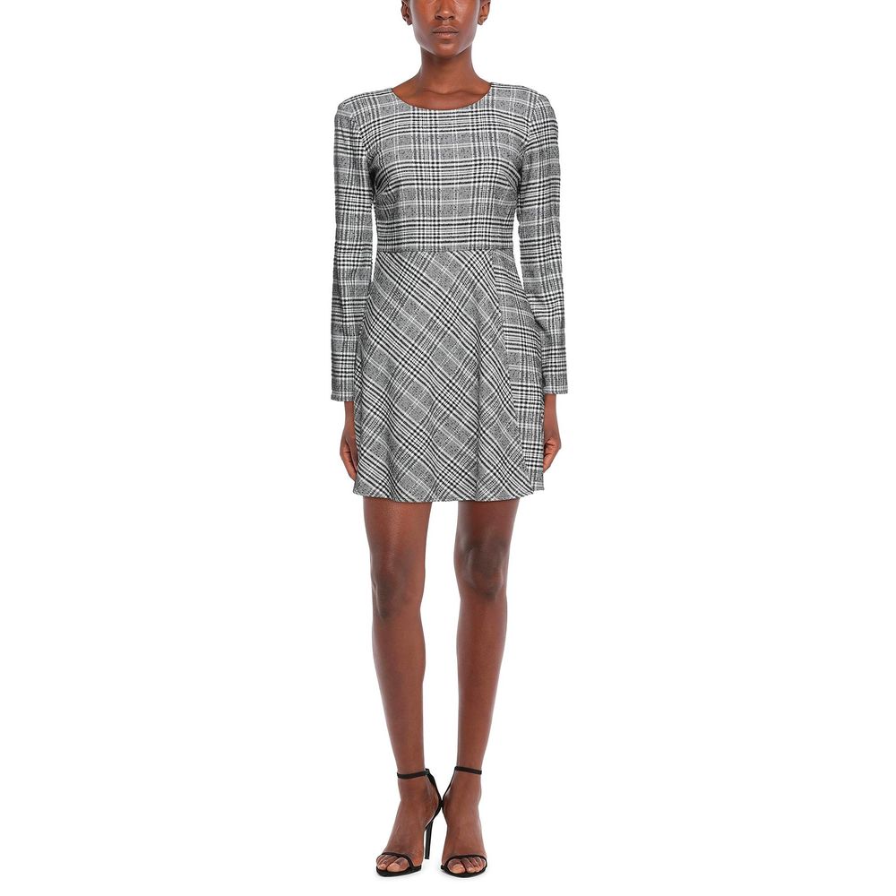 Patrizia Pepe Chic Prince of Wales Check Short Dress Patrizia Pepe