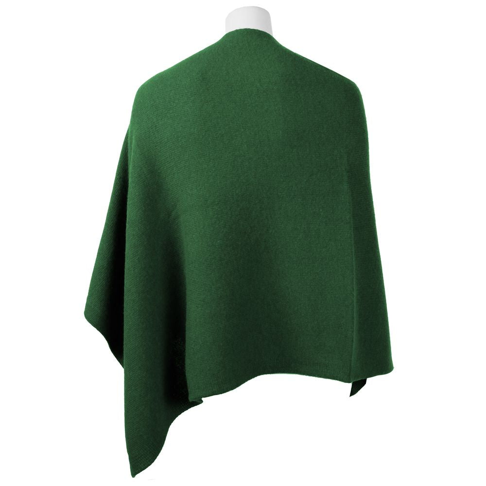 Emilio Romanelli Exquisite Cashmere V-Neck Poncho Emilio Romanelli