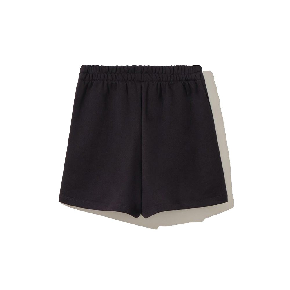 Comme Des Fuckdown Chic Black Cotton Shorts with Side Pockets Comme Des Fuckdown