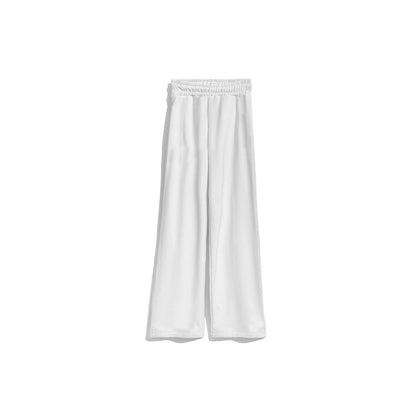 Comme Des Fuckdown Chic White Logo Sweatpants Comme Des Fuckdown