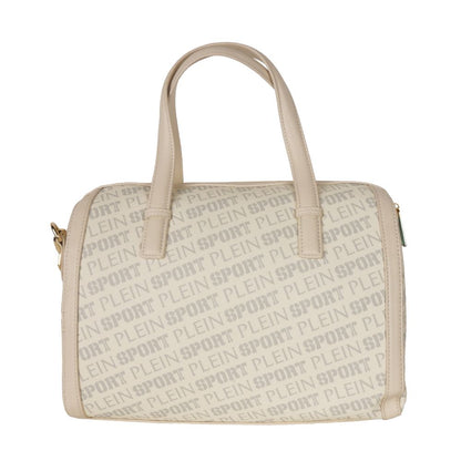 Plein Sport Chic White Eco-Leather Crossbody Bag Plein Sport