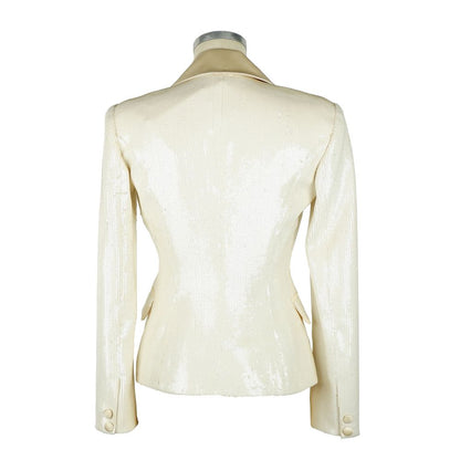 Elisabetta Franchi Elegant Sequined Double-Breasted Jacket Elisabetta Franchi