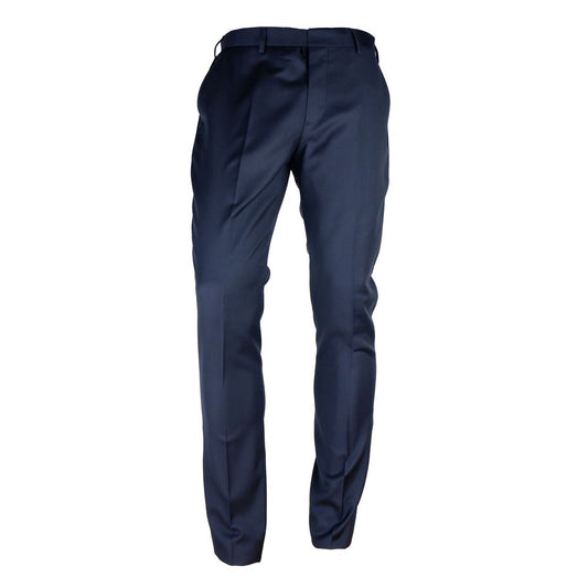 Made in Italy Elegant Milano Wool Blend Men's Trousers Made in Italy