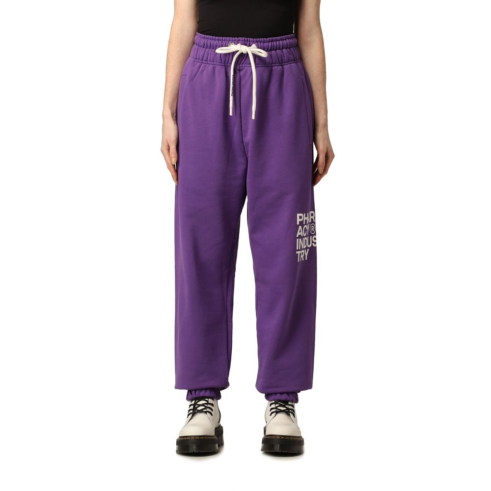 Pharmacy Industry Chic Purple Logo Tracksuit Trousers Pharmacy Industry