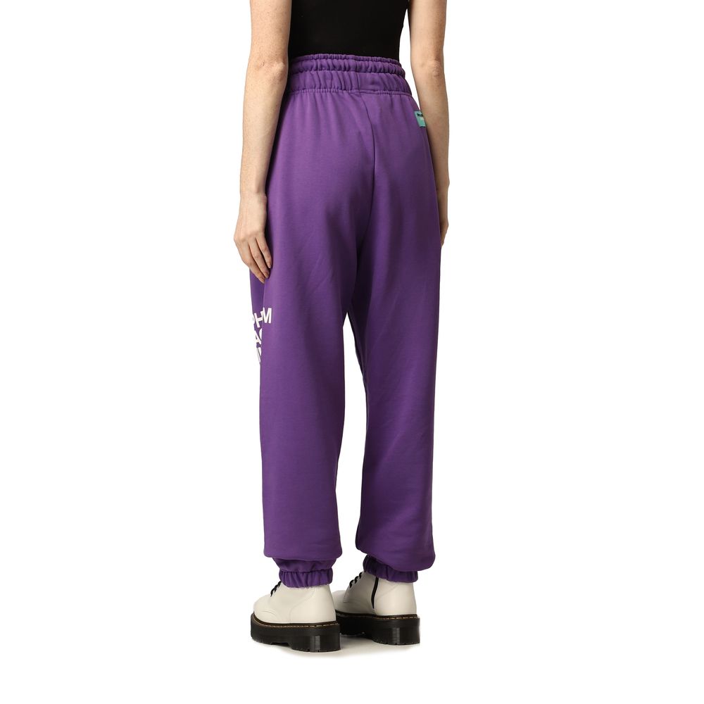 Pharmacy Industry Chic Purple Logo Tracksuit Trousers Pharmacy Industry