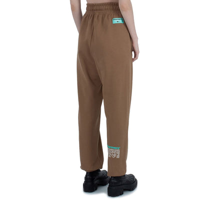 Pharmacy Industry Chic Cotton Jersey Trousers with Logo Print Pharmacy Industry