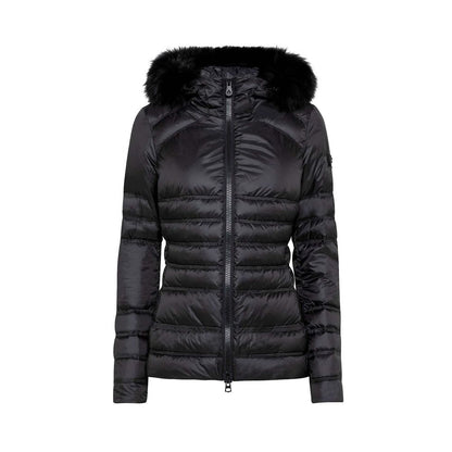 Peuterey Chic Black Fur-Trimmed Winter Jacket Peuterey