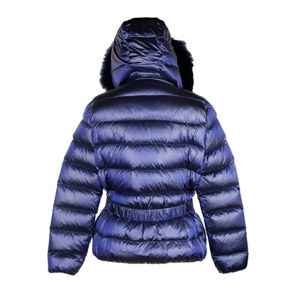 Chic Blue Yes Zee Jacket with Murmasky Fur Yes Zee