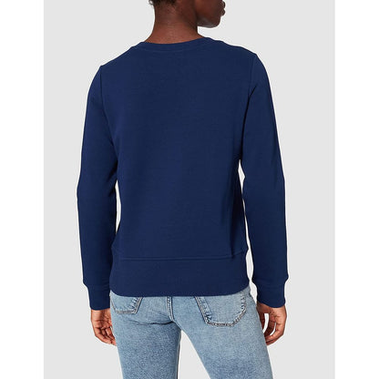 Love Moschino Chic Blue Emblem Sweatshirt Love Moschino