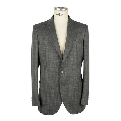 Emilio Romanelli Elegant Summer Wool-Linen Men's Jacket Emilio Romanelli