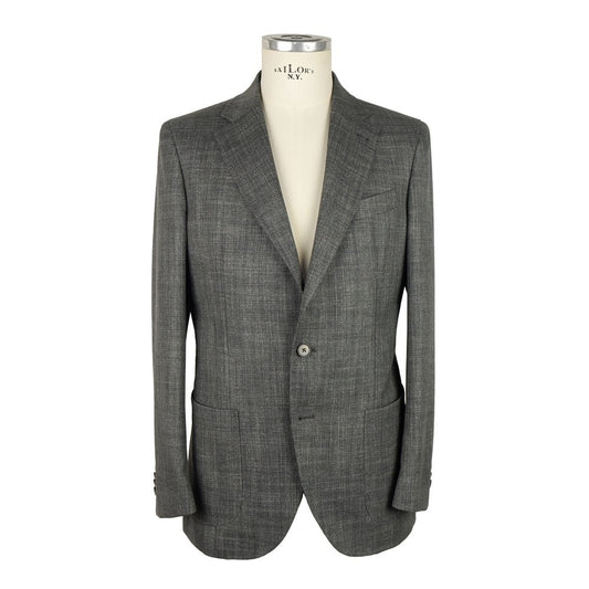 Emilio Romanelli Elegant Summer Wool-Linen Men's Jacket Emilio Romanelli